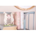 Clayre & Eef Statuetta decorativa Conigli 11x5x13 cm Beige Plastica