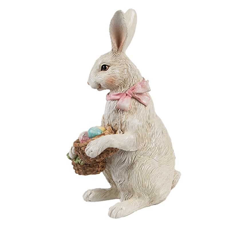 Clayre & Eef Decorative Figurine Rabbit 15 cm Beige Plastic