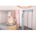 Clayre & Eef Statuetta decorativa Coniglio 8x8x11 cm Beige Plastica