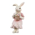 Clayre & Eef Decorative Figurine Rabbit 7x5x13 cm Beige Plastic