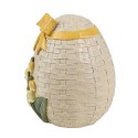Clayre & Eef Decoratie Beeld Ei 9x8x10 cm Beige Kunststof