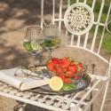 Clayre & Eef Dinerbord  Ø 23 cm Glas Rond