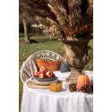Clayre & Eef Placemat Ø 35x1 cm Brown Yellow Seagrass Round