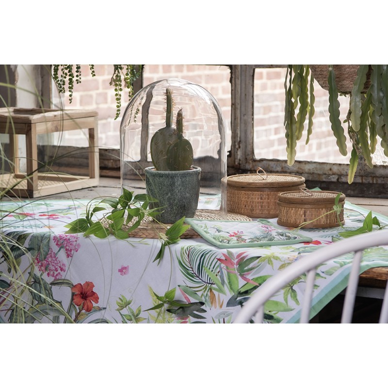 Clayre & Eef Placemat Ø 35x1 cm Bruin Geel Zeegras Rond