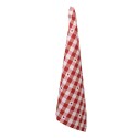 Clayre & Eef Torchon 50x70 cm Blanc Rouge Coton Rectangle Coeurs