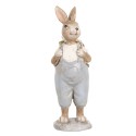 Clayre & Eef Statuetta decorativa Coniglio 17 cm Beige Plastica