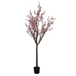Clayre & Eef Künstliche Kirschblüte 185 cm Rosa Kunststoff