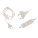Clayre & Eef Tischlampe Ø 26x55 cm Weiß Eisen