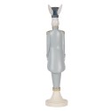 Clayre & Eef Figurine décorative Lapin 45 cm Blanc Bleu Plastique