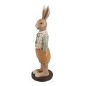 Clayre & Eef Decorative Figurine Rabbit 23 cm Brown Plastic
