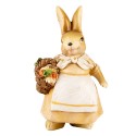 Clayre & Eef Statuetta decorativa Coniglio 13 cm Marrone Plastica