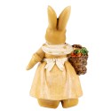 Clayre & Eef Statuetta decorativa Coniglio 13 cm Marrone Plastica