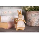 Clayre & Eef Statuetta decorativa Coniglio 13 cm Marrone Plastica