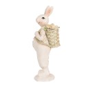 Clayre & Eef Decoratie Beeld Konijn 17 cm Wit Kunststof