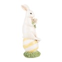 Clayre & Eef Decorative Figurine Rabbit 19 cm White Plastic