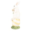 Clayre & Eef Decorative Figurine Rabbit 19 cm White Plastic
