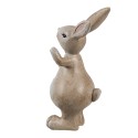 Clayre & Eef Figurine décorative Lapin 5x4x11 cm Beige Plastique