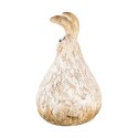 Clayre & Eef Statuetta decorativa Coniglio 10x9x14 cm Beige Plastica