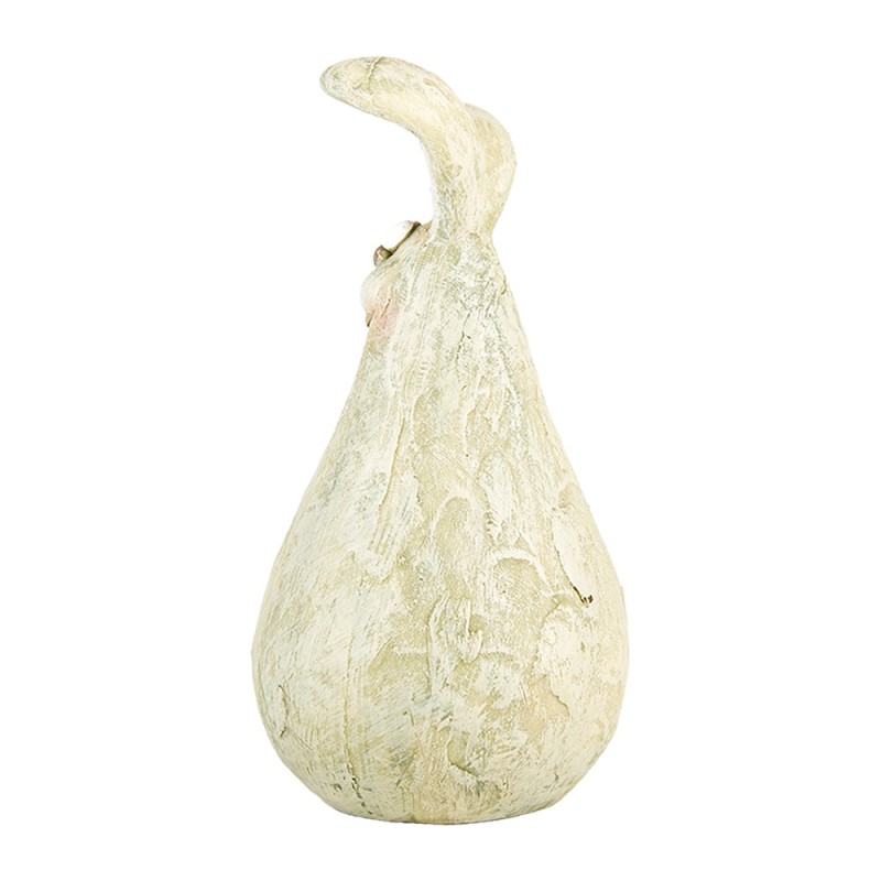 Clayre & Eef Figurine décorative Lapin Ø 9x16 cm Vert Plastique