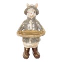 Clayre & Eef Statuetta decorativa Coniglio 29 cm Beige Plastica