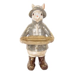 Clayre & Eef Decorative Figurine Rabbit 29 cm Beige Plastic