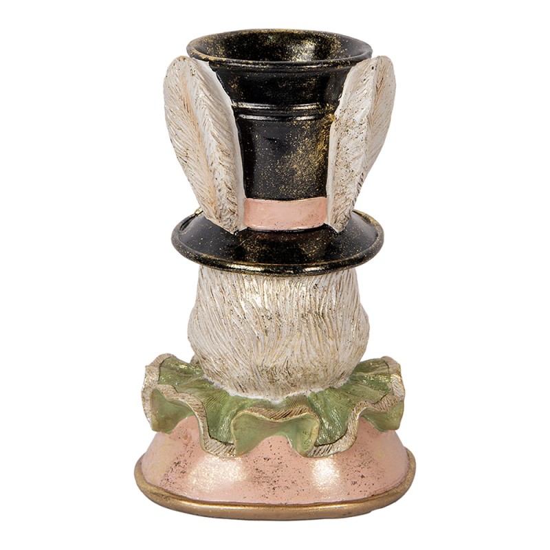 Clayre & Eef Decoratie Beeld Konijn 29 cm Beige Kunststof