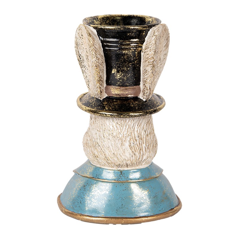 Clayre & Eef Decoratie Beeld Konijn 29 cm Beige Kunststof