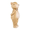 Clayre & Eef Dekorationsfigur Bär 18 cm Beige Kunststoff