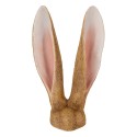 Clayre & Eef Statuetta decorativa Coniglio 22x16x34 cm Marrone Plastica