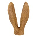Clayre & Eef Statuetta decorativa Coniglio 22x16x34 cm Marrone Plastica
