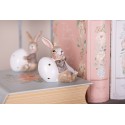 Clayre & Eef Statuetta decorativa Coniglio 8 cm Marrone Plastica
