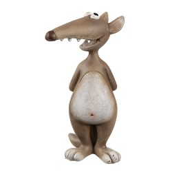 Clayre & Eef Decorative Figurine Mouse 14 cm Brown Plastic