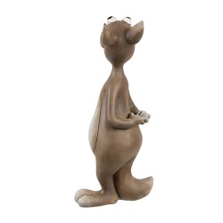 Clayre & Eef Decorative Figurine Mouse 14 cm Brown Plastic