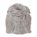 Clayre & Eef Planter Rabbit 16x18x18 cm Beige Stone