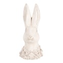 Clayre & Eef Figurine décorative Lapin 24 cm Beige Pierre