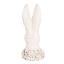 Clayre & Eef Figurine décorative Lapin 24 cm Beige Pierre