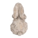 Clayre & Eef Decorative Figurine Rabbit 15 cm Grey Stone