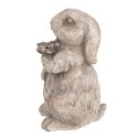Clayre & Eef Decorative Figurine Rabbit 15 cm Grey Stone