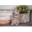 Clayre & Eef Decorative Figurine Rabbit 15 cm Grey Stone