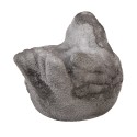 Clayre & Eef Fioriera Uccello 18x12x13 cm Grigio Pietra