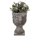 Clayre & Eef Blumentopf Ø 16x24 cm Grau Stein