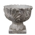 Clayre & Eef Fioriera Ø 20x17 cm Grigio Pietra