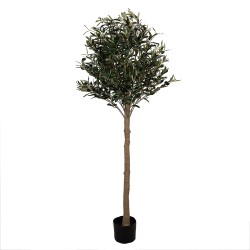 Clayre & Eef Künstlicher Olivenbaum 165 cm Grün Kunststoff