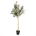 Clayre & Eef Künstlicher Olivenbaum 90 cm Grün Kunststoff