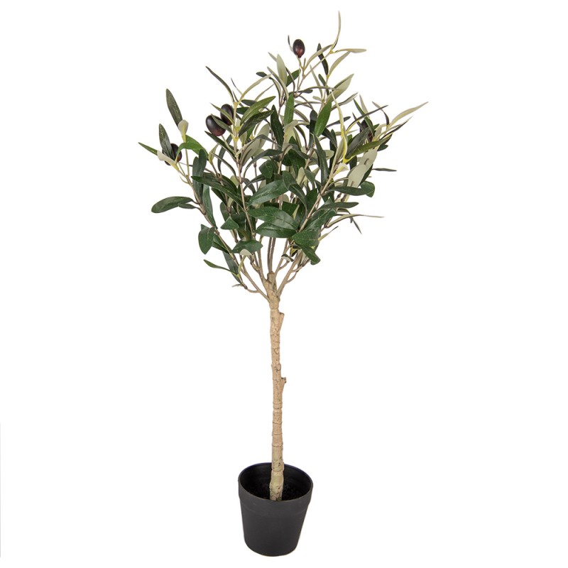 Clayre & Eef Künstlicher Olivenbaum 70 cm Grün Kunststoff