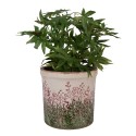 Clayre & Eef Pot de fleurs Ø 18x17 cm Beige Céramique