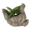 Clayre & Eef Planter Chicken 46x30x38 cm Grey Plastic