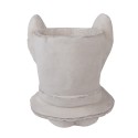 Clayre & Eef Fioriera Coniglio 20x20x25 cm Beige Pietra