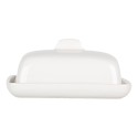 Clayre & Eef Portaburro 9x7x7 cm Bianco Ceramica