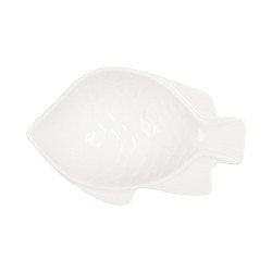 Clayre & Eef Bol Poisson 50 ml Blanc Céramique